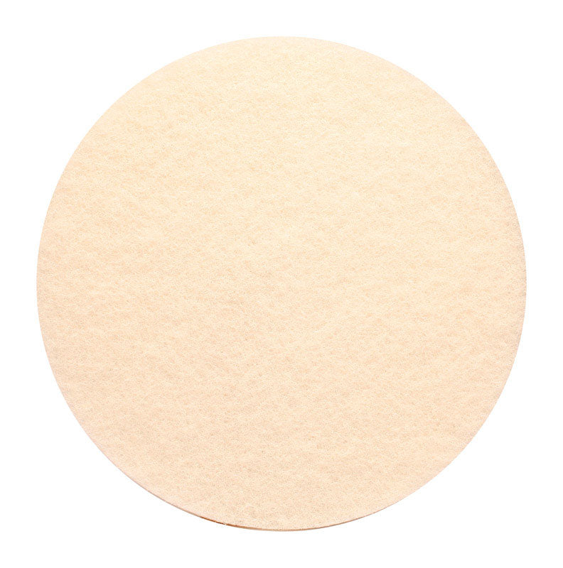 GATOR - Gator 17 in. D Non-Woven Natural/Polyester Fiber Floor Polishing Pad White - Case of 5