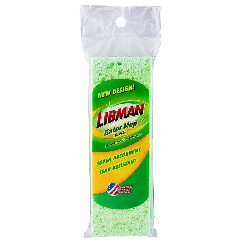 LIBMAN - Libman Gator 9 in. Wet Cellulose Mop Refill 1 pk