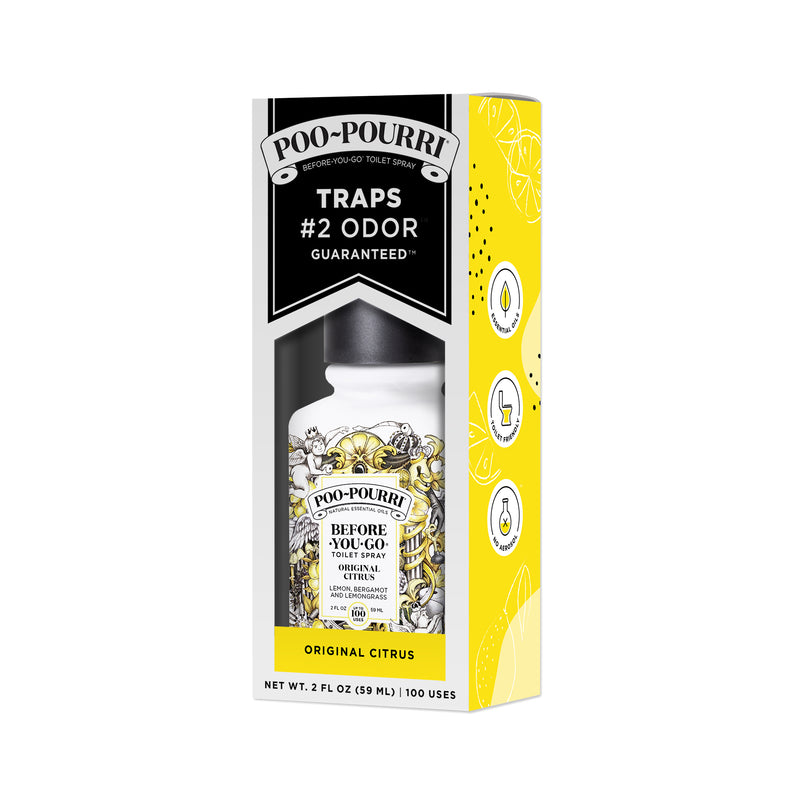 POO-POURRI - Poo-Pourri Citrus Scent Odor Eliminator 2 oz Liquid - Case of 12