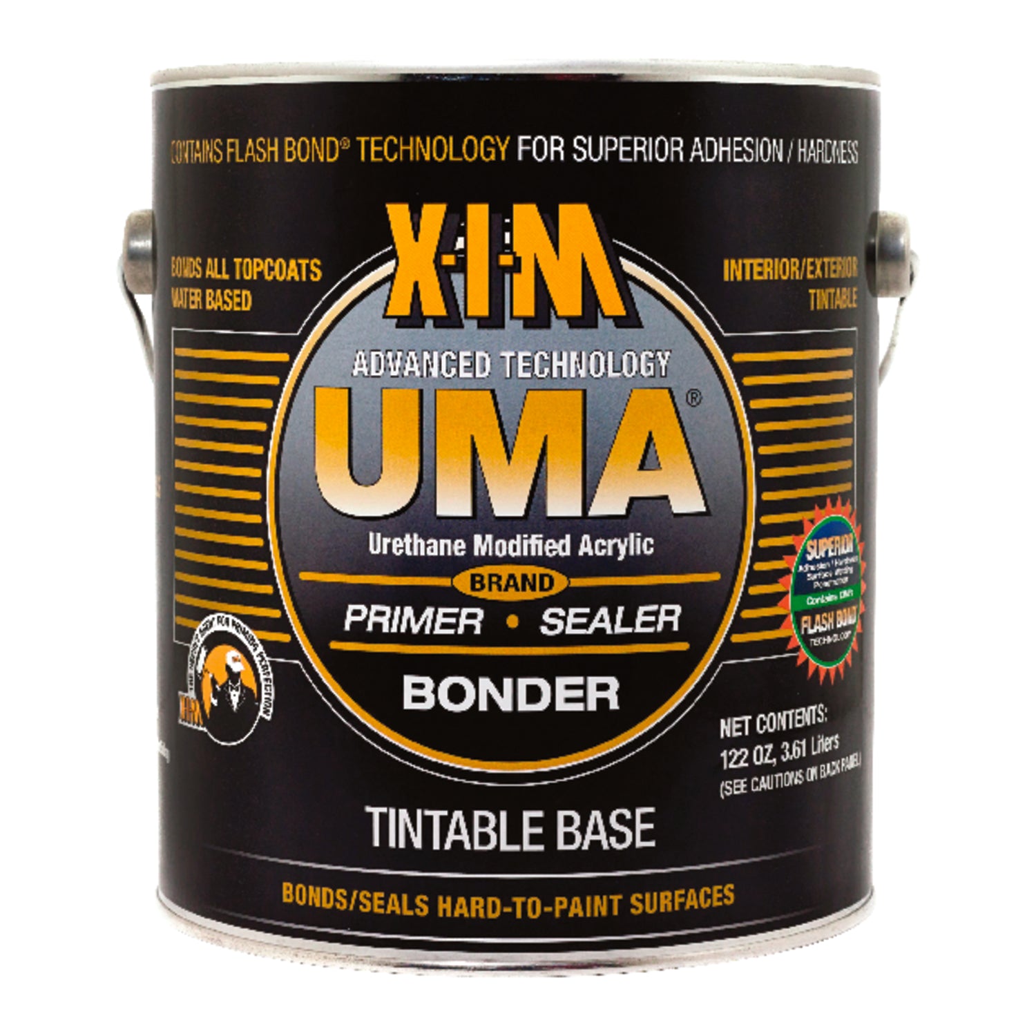 X-I-M UMA White Water-Based Acrylic Primer/Sealer/Bonder 1 gal - Case of 2