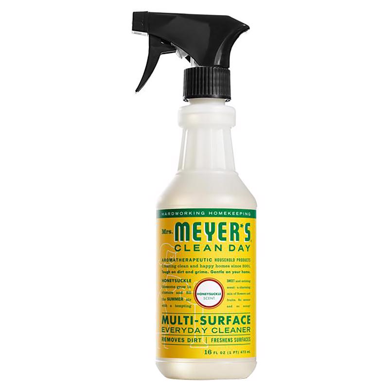 MRS. MEYER'S - Mrs. Meyer's Clean Day Honeysuckle Scent Organic Multi-Surface Cleaner Liquid 16 oz - Case of 6
