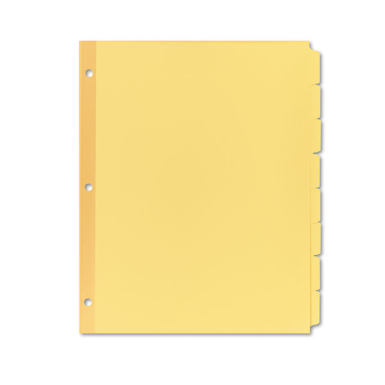 Avery - Write and Erase Plain-Tab Paper Dividers, 8-Tab, Letter, Buff, 24 Sets