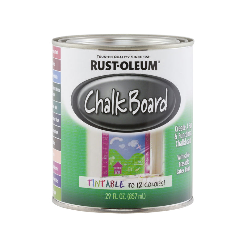 RUST-OLEUM - Rust-Oleum White Chalkboard Paint 29 oz - Case of 2