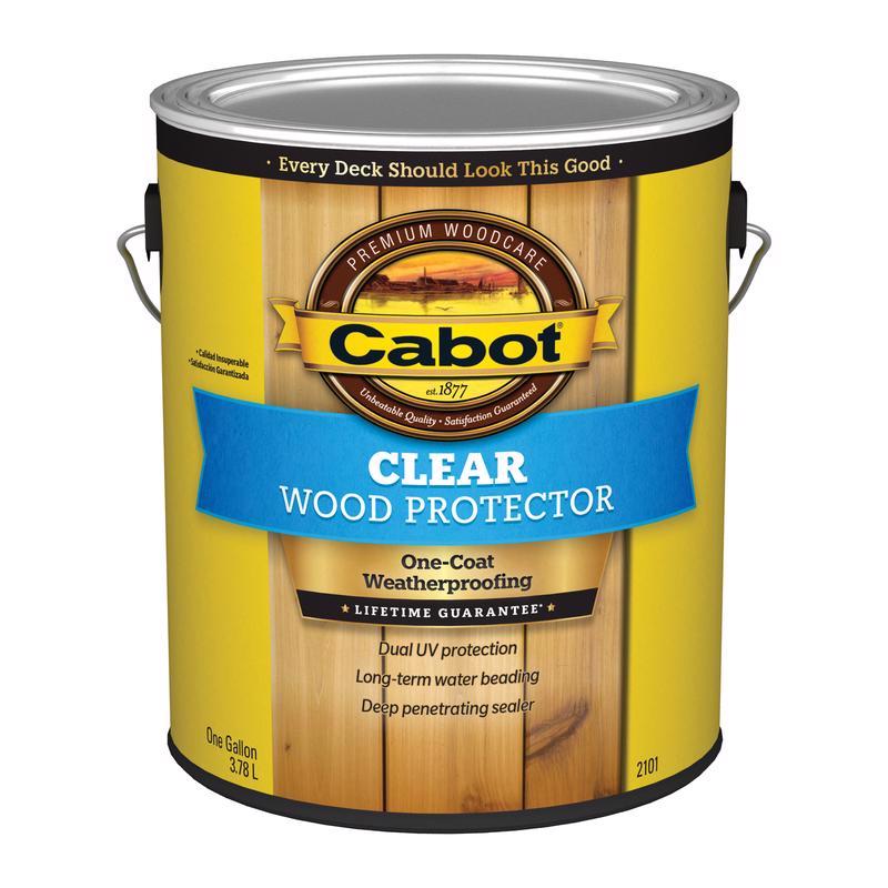 CABOT - Cabot Clear Wood Protector Transparent Clear Wood Protector 1 gal - Case of 4