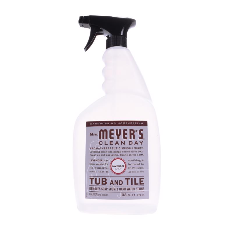 MRS. MEYER'S - Mrs. Meyer's Clean Day Lavender Scent Tub and Tile Cleaner 33 oz Trigger Spray Bottle - Case of 6