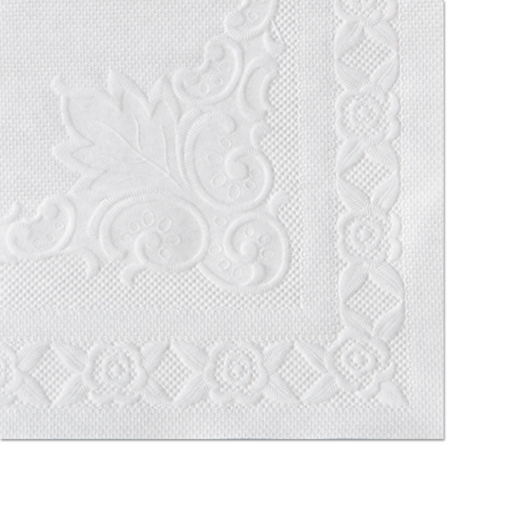 Hoffmaster - Classic Embossed Straight Edge Placemats, 10 x 14, White, 1,000/Carton