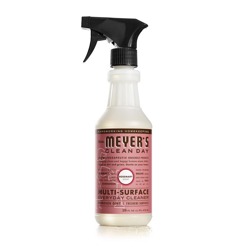 MRS. MEYER'S - Mrs. Meyer's Clean Day Rosemary Scent Organic Multi-Surface Cleaner Liquid 16 oz - Case of 6