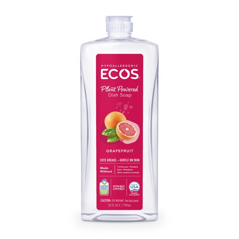 ECOS - ECOS Grapefruit Scent Liquid Dish Soap 25 oz 1 pk - Case of 6