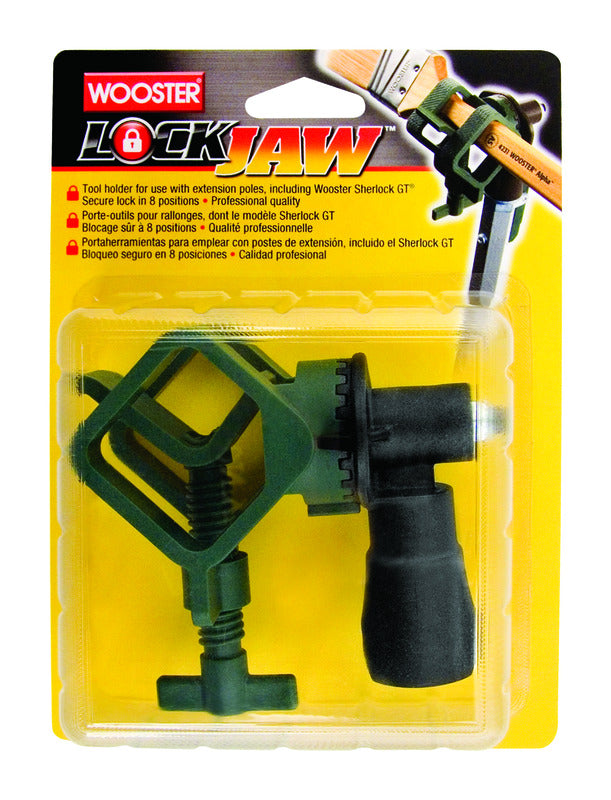 WOOSTER - Wooster Lock Jaw 1-3/8 in. D Plastic Tool Holder Green