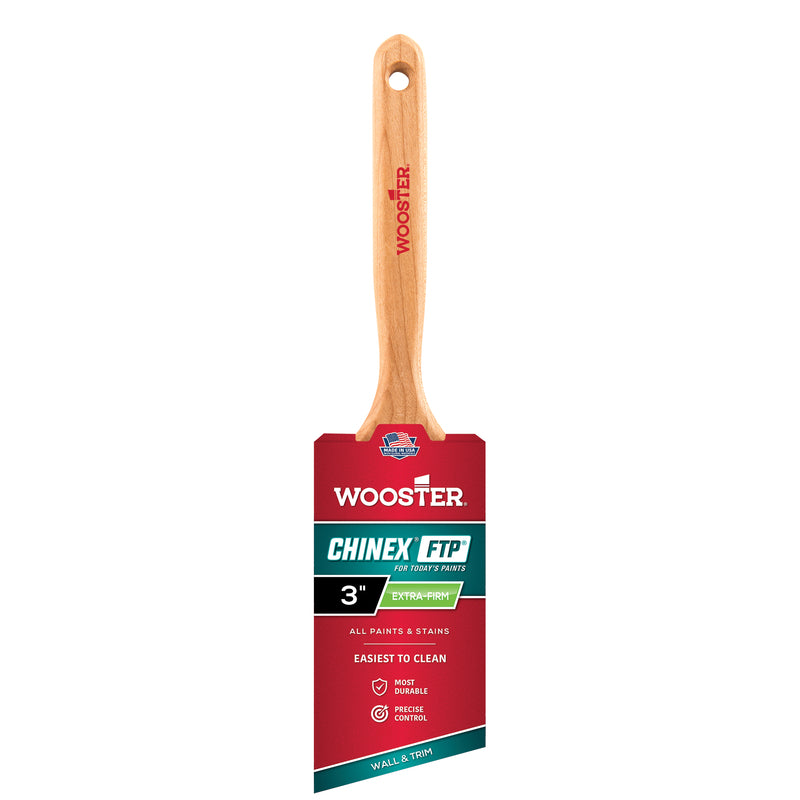 WOOSTER - Wooster Chinex FTP 3 in. Extra Firm Angle Trim Paint Brush