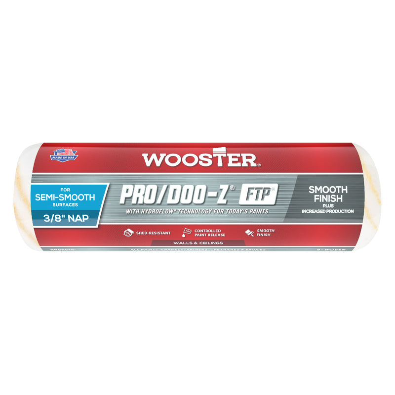 WOOSTER - Wooster Pro/Doo-Z FTP Synthetic Blend 9 in. W X 3/8 in. Paint Roller Cover 1 pk