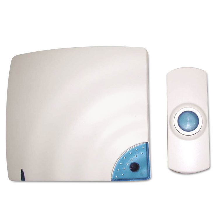 Tatco - Wireless Doorbell, Battery Operated, 1.38 x 0.75 x 3.5, Bone