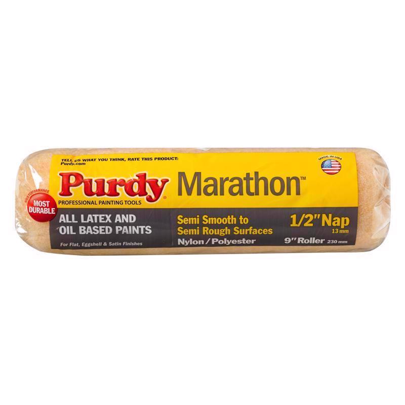 PURDY - Purdy Marathon Nylon/Polyester 9 in. W X 1/2 in. Paint Roller Cover 1 pk