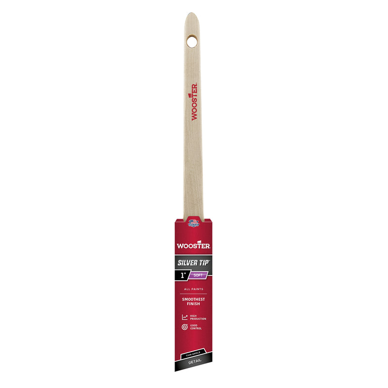 WOOSTER - Wooster Silver Tip 1 in. Soft Thin Angle Trim Paint Brush