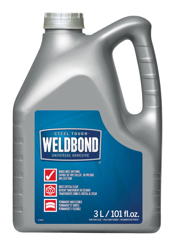 WELDBOND - Weldbond High Strength Polyvinyl acetate homopolymer All Purpose Adhesive 101 oz