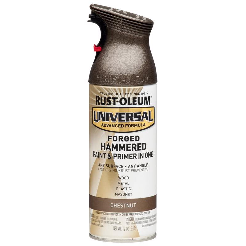 RUST-OLEUM - Rust-Oleum Universal Hammered Chestnut Spray Paint 12 oz - Case of 6