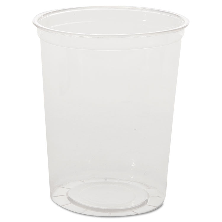 WNA - Deli Containers, 32 oz, Clear, Plastic, 50/Pack, 10 Packs/Carton