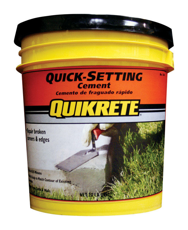 QUIKRETE - Quikrete Quick-Setting Cement 20 lb Gray