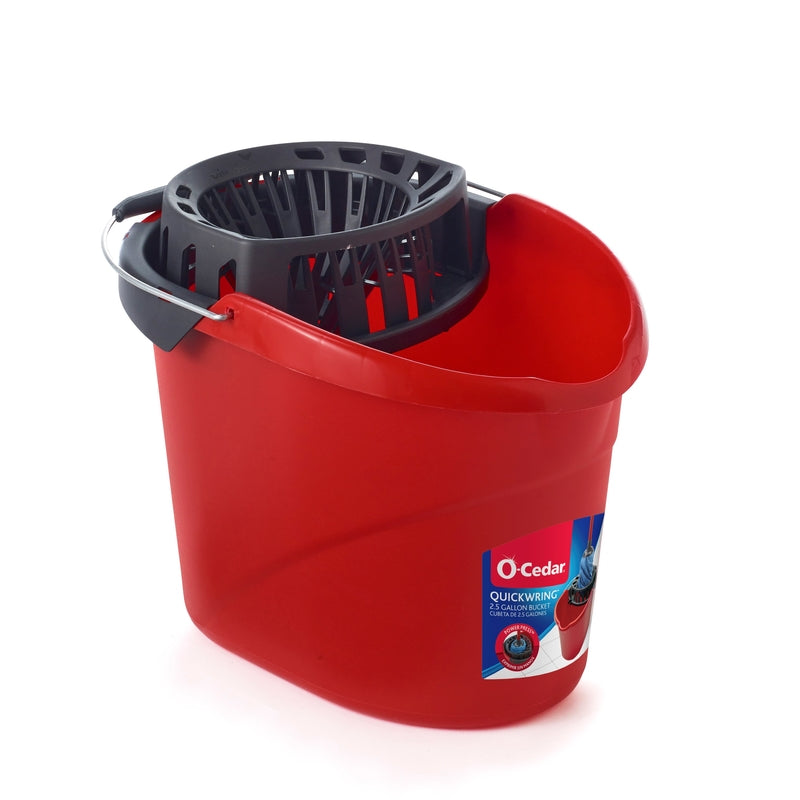 O-CEDAR - O-Cedar QuickWring 2.5 gal Wringer Bucket Red - Case of 4