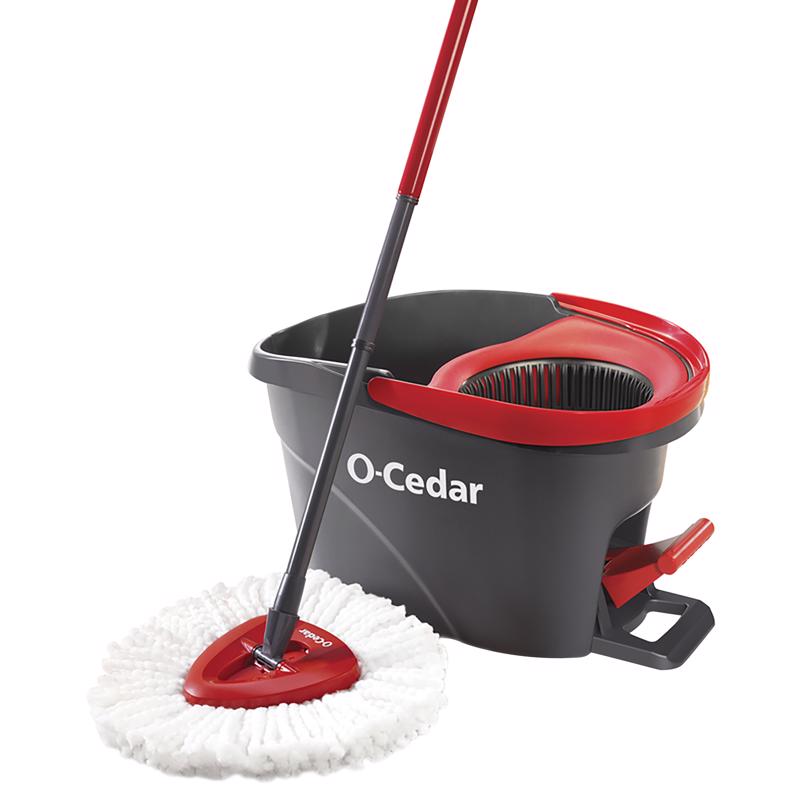 O-CEDAR - O-Cedar EasyWring 12 in. W Spin Mop with Bucket