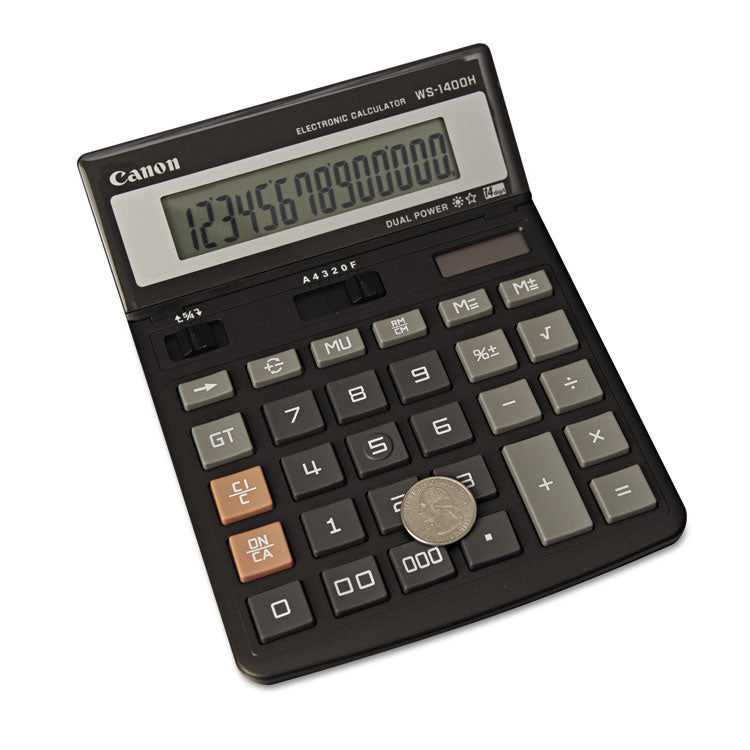 Canon - WS1400H Display Calculator, 14-Digit LCD