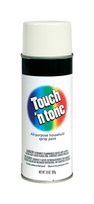 RUST-OLEUM - Rust-Oleum Touch n Tone Gloss White Spray Paint 10 oz - Case of 6