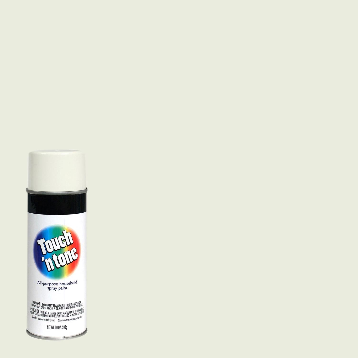 Rust-Oleum Touch n Tone Gloss White Spray Paint 10 oz - Case of 6