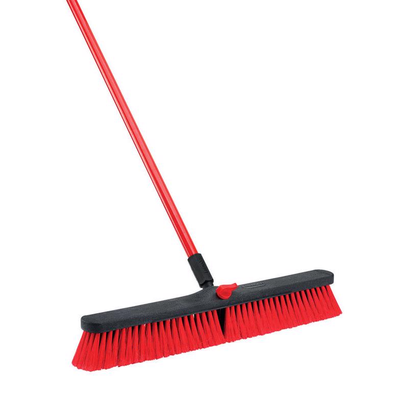 LIBMAN - Libman High Power Polyethylene Terephthalate 24 in. Multi-Surface Push Broom - Case of 4