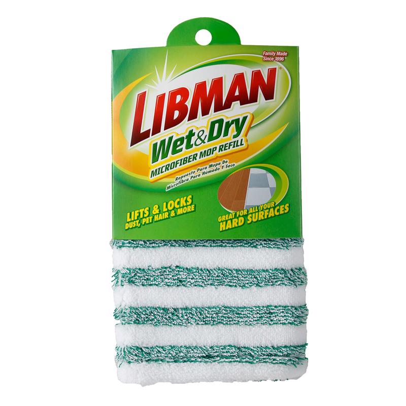 LIBMAN - Libman 18.5 in. Wet and Dry Microfiber Mop Refill 1 pk - Case of 6