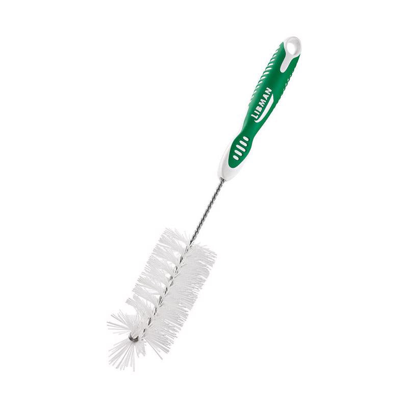 LIBMAN - Libman 2 in. W Medium Bristle 6 in. Plastic/Rubber Handle Bottle Brush - Case of 12