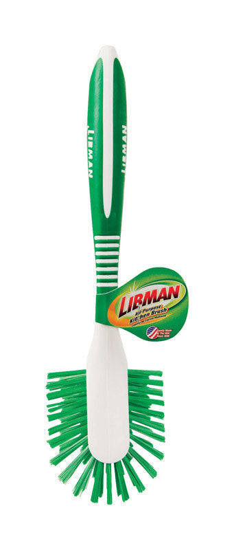 LIBMAN - Libman 2.4 in. W Hard Bristle 8 in. Plastic/Rubber Handle Kitchen Brush - Case of 6