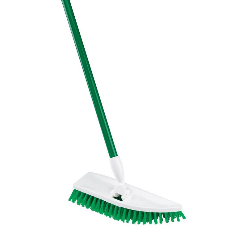 LIBMAN - Libman 4 in. W Hard Bristle 55 in. Steel Handle Floor Scrub Brush - Case of 4