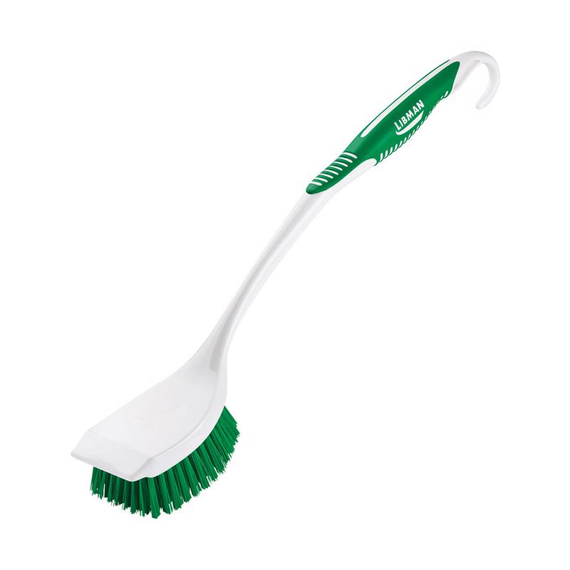 LIBMAN - Libman 3-1/4 in. W Medium Bristle 13-1/2 in. Plastic/Rubber Handle Brush - Case of 6