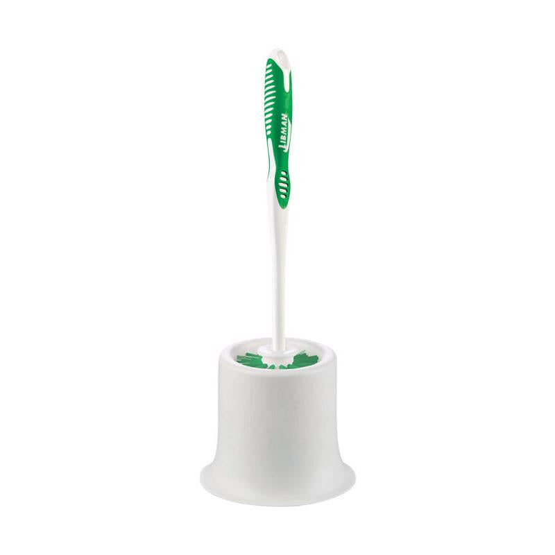 LIBMAN - Libman 5.5 in. W Hard Bristle 14 in. Plastic/Rubber Handle Brush and Caddy