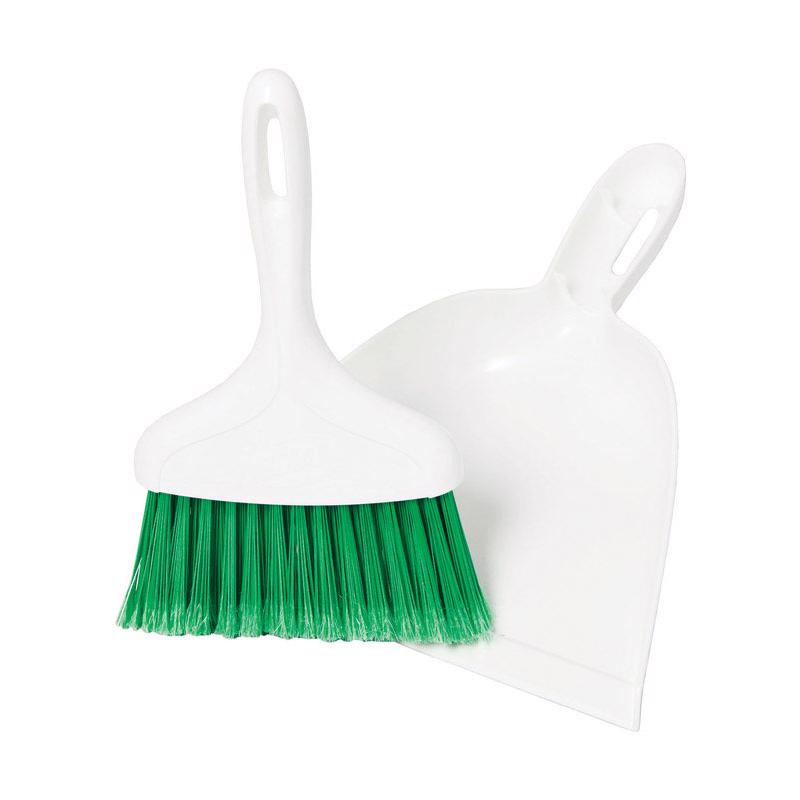 LIBMAN - Libman 7 in. W Soft Recycled PET Dust Pan with Whisk Broom - Case of 6