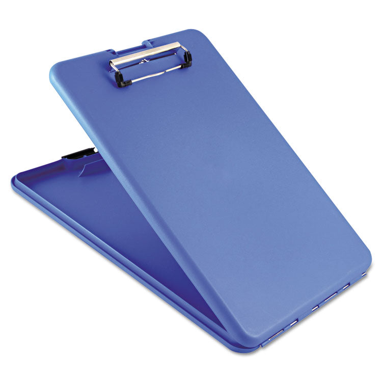 Saunders - SlimMate Storage Clipboard, 0.5" Clip Capacity, Holds 8.5 x 11 Sheets, Blue