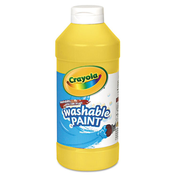 Crayola - Washable Paint, Yellow, 16 oz Bottle