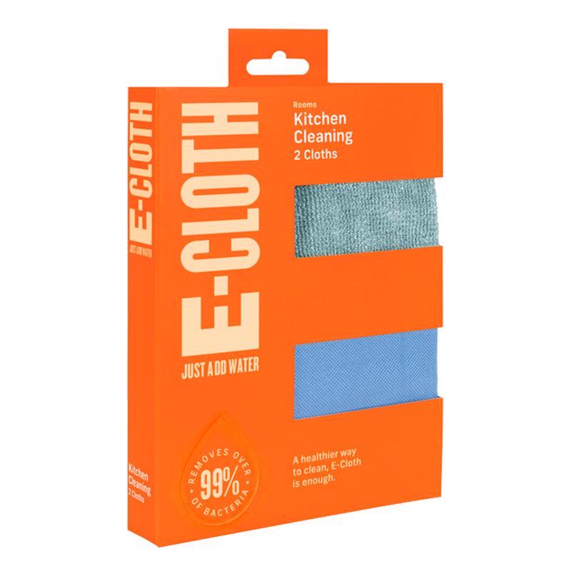 E-CLOTH - E-Cloth Microfiber Kitchen Cleaning Cloth 2 pk - Case of 5