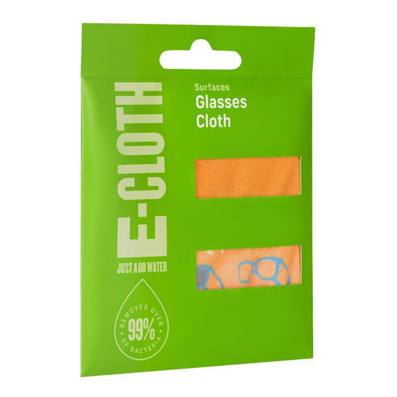 E-CLOTH - E-Cloth Glasses Microfiber Cleaning Cloth 7.5 in. W X 7.5 in. L 1 pk