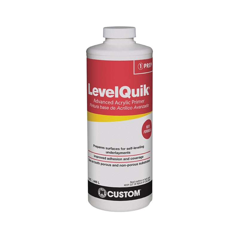 LEVEL QUIK - Custom Building Products LevelQuik White Acrylic Latex Primer 1 qt