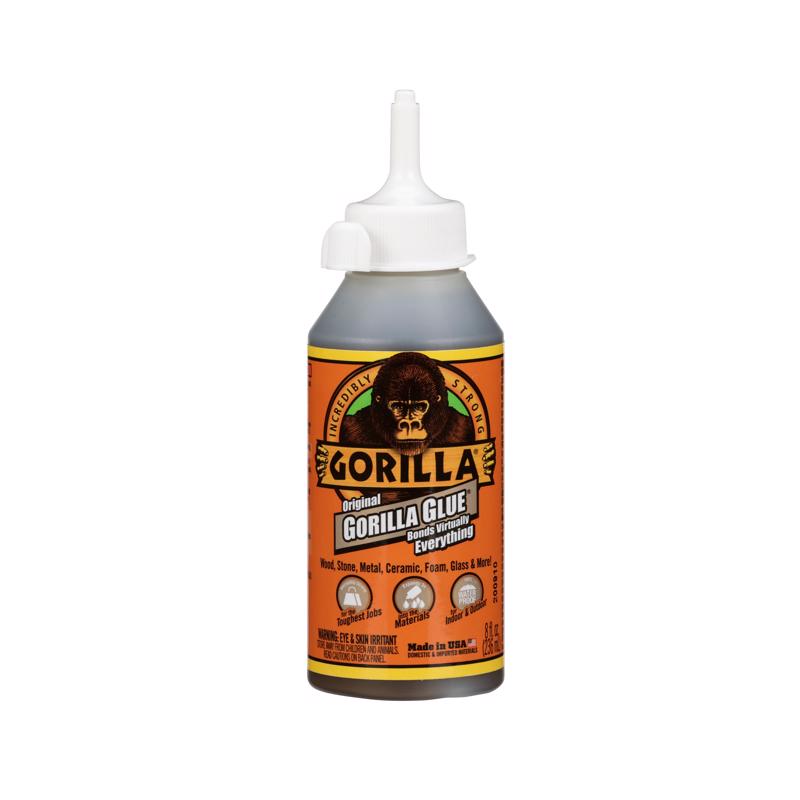 GORILLA - Gorilla High Strength Polyurethane Original Gorilla Glue 8 oz - Case of 6