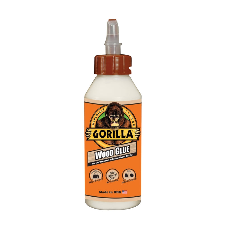 GORILLA - Gorilla Light Tan Wood Glue 8 oz