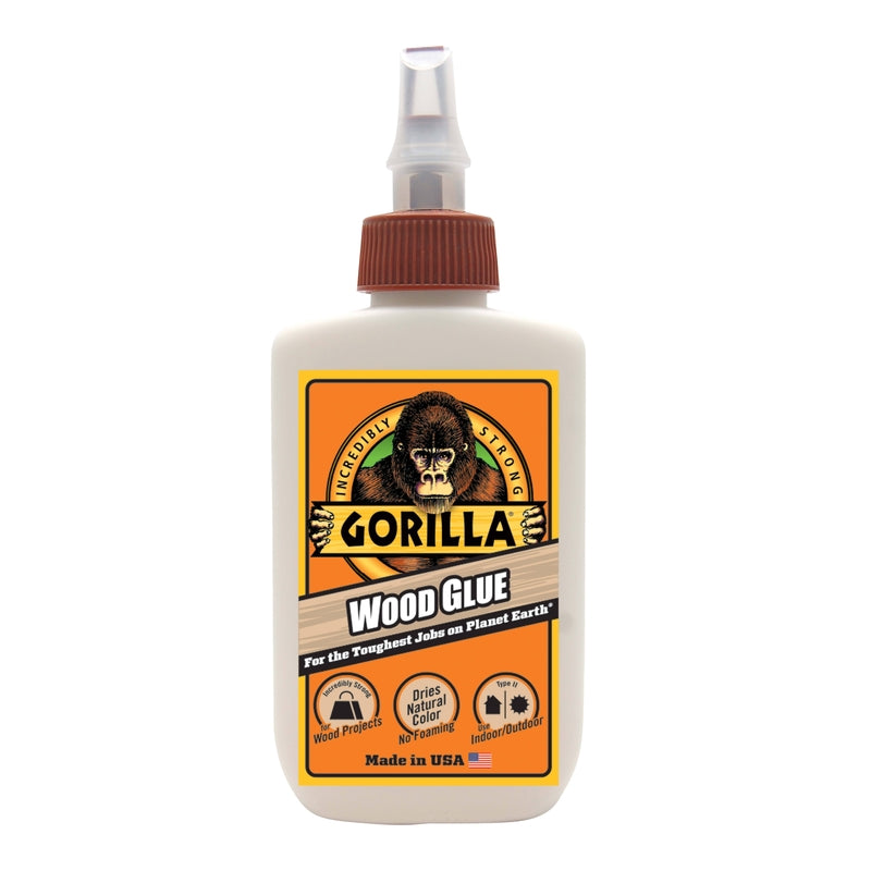 GORILLA - Gorilla Light Tan Wood Glue 4 oz