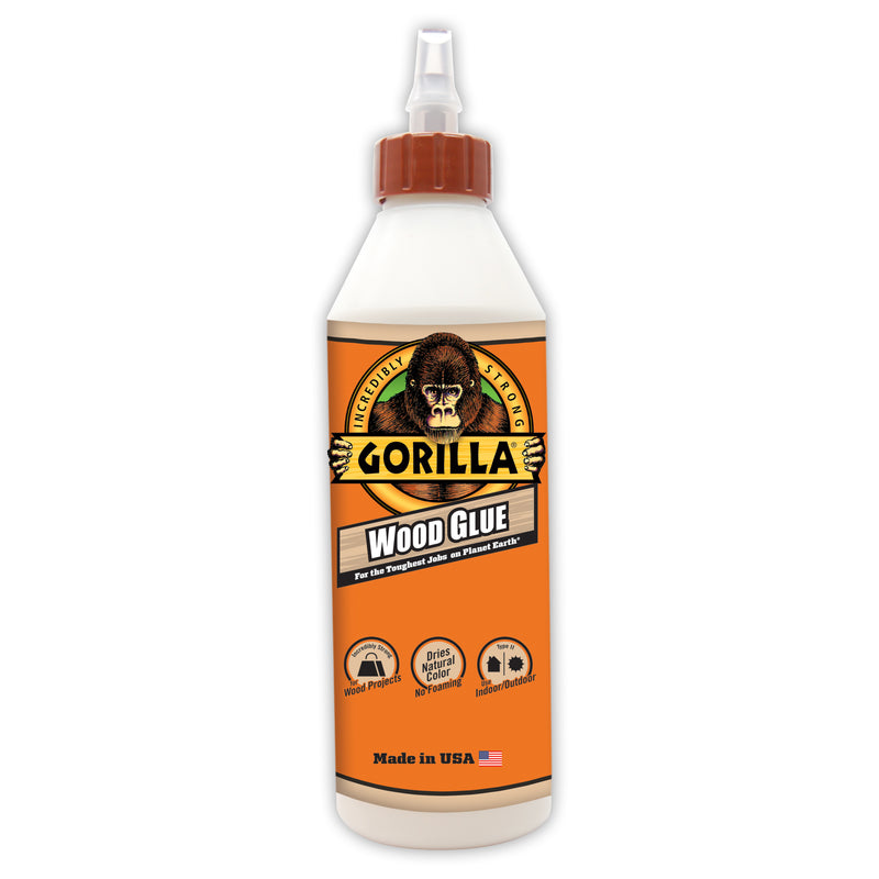 GORILLA - Gorilla Light Tan Wood Glue 18 oz