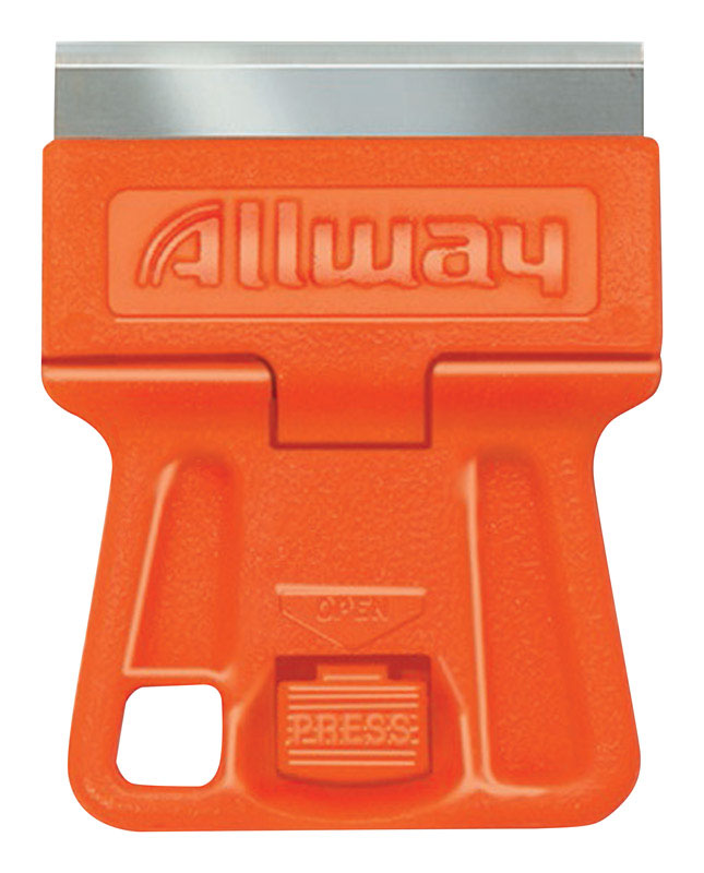 ALLWAY - Allway 1-1/2 in. W Carbon Steel Single-Edge Mini Glass Scraper - Case of 10