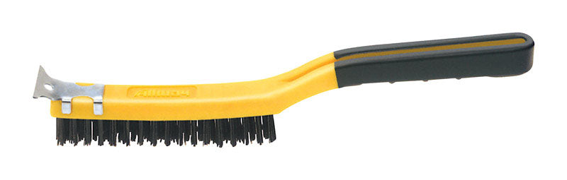 ALLWAY - Allway 1 in. W X 13.5 in. L Carbon Steel Wire Brush with Scraper