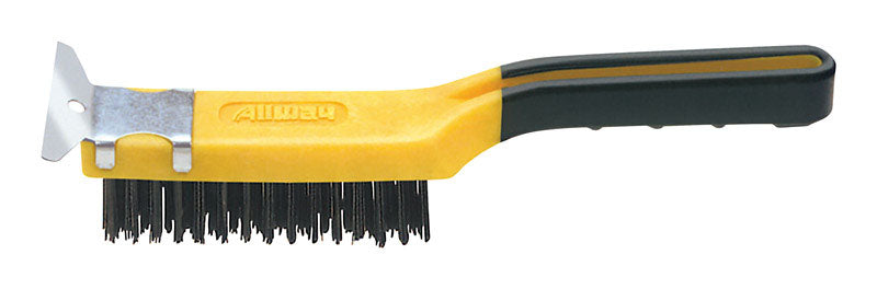 ALLWAY - Allway 1-1/2 in. W X 11.5 in. L Carbon Steel Wire Brush with Scraper