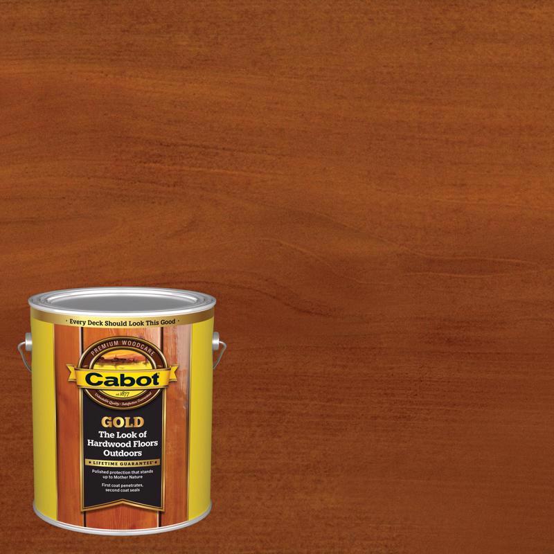 CABOT - Cabot Gold Satin Sunlit Walnut Deck Varnish 1 gal - Case of 4