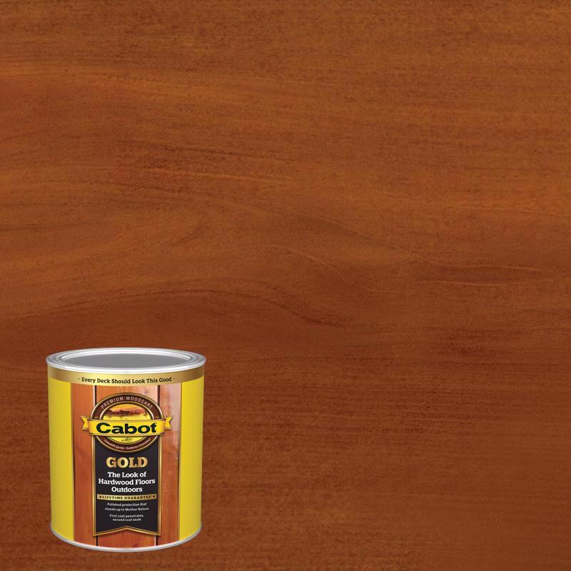 CABOT - Cabot Gold Satin Sunlit Walnut Deck Varnish 1 qt - Case of 4