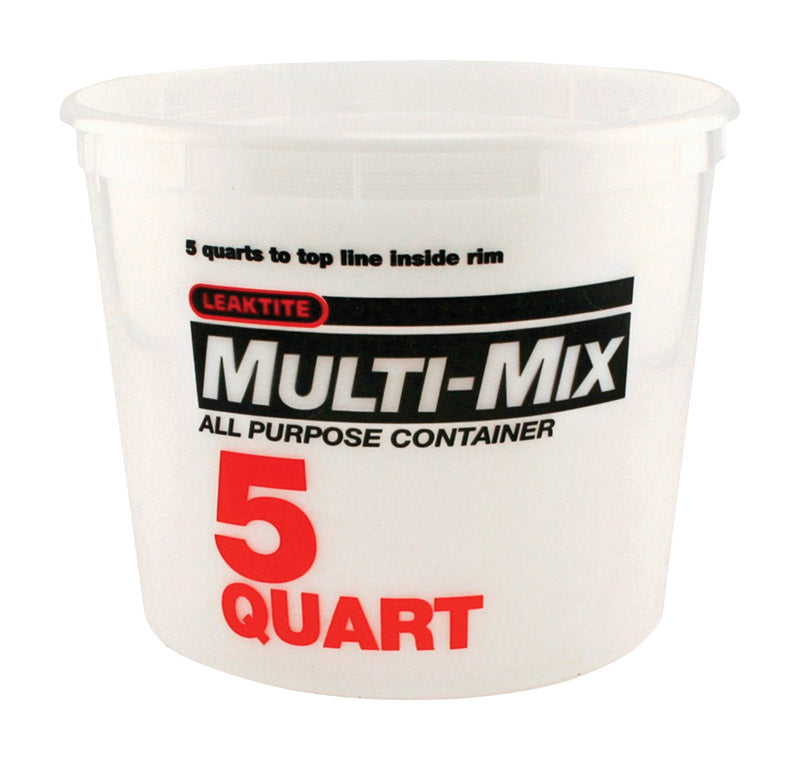 LEAKTITE - Leaktite Clear 5 qt Multi-Mix Container